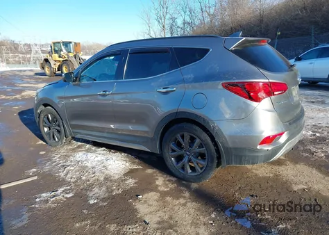 2018 Hyundai Santa Fe Sport 2.0T Ultimate из США, поврежденный, VIN 5XYZWDLA5JG571142
